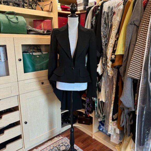 Alexander McQueen Virgin Wool Size 40 Blazer - Picture 3 of 10